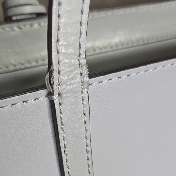 Kate Spade Gray Leather Tote Bag - Picture 5 of 12